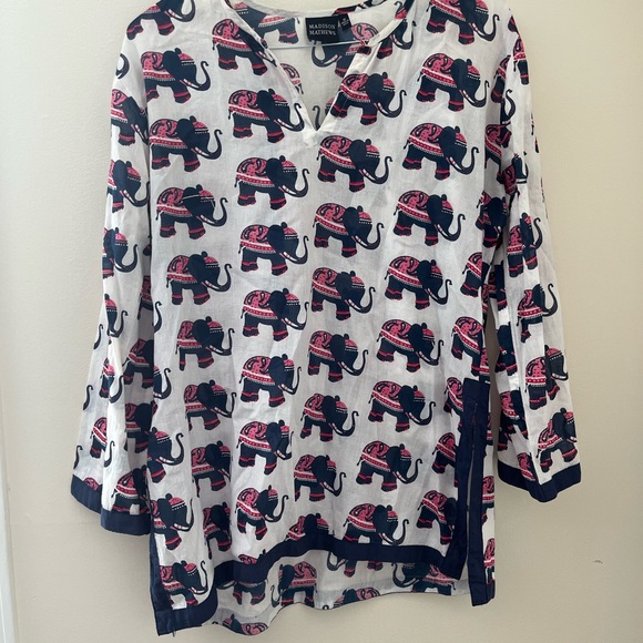 madison mathews elephant tunic - Picture 5 of 6